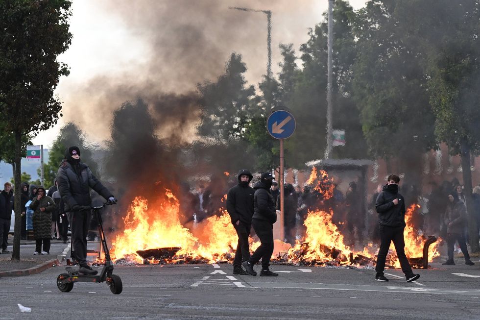 Northern Ireland rioters