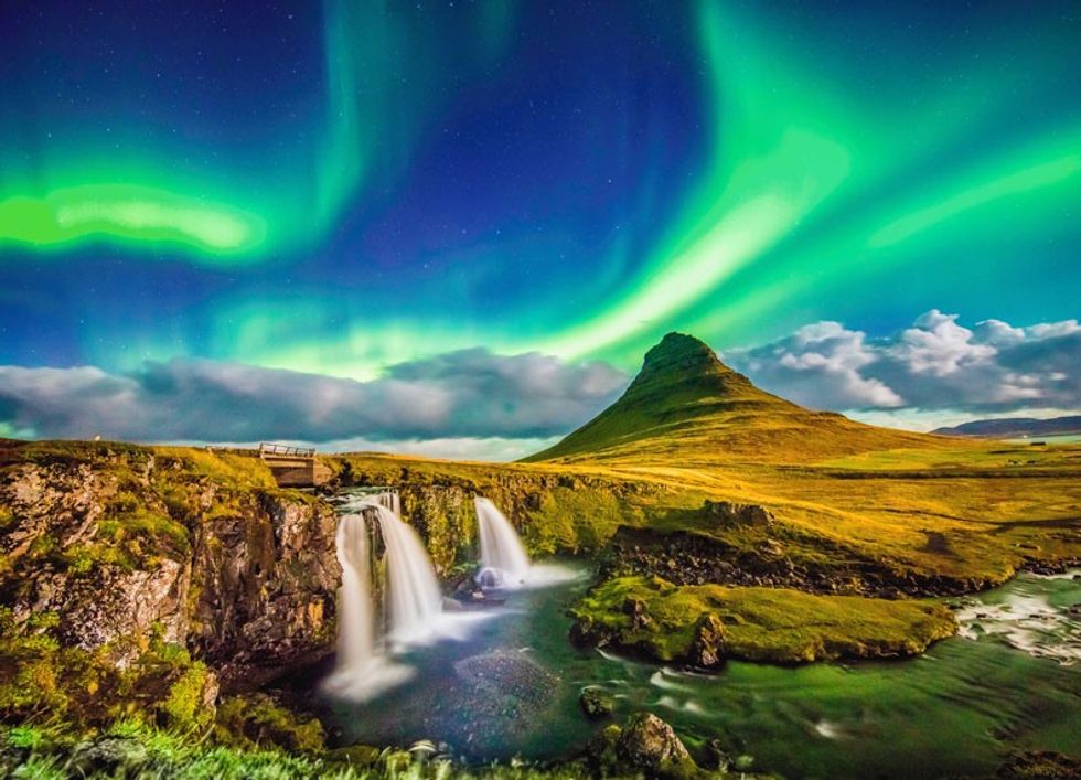 northern lights in Iceland