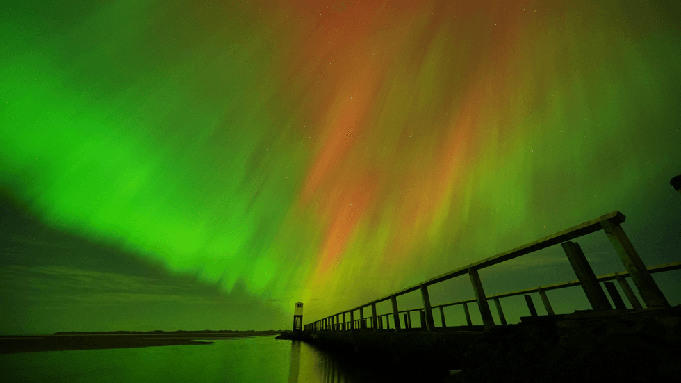 Northern Lights set to be visible in Britain once again tonight as geomagnetic storm rages