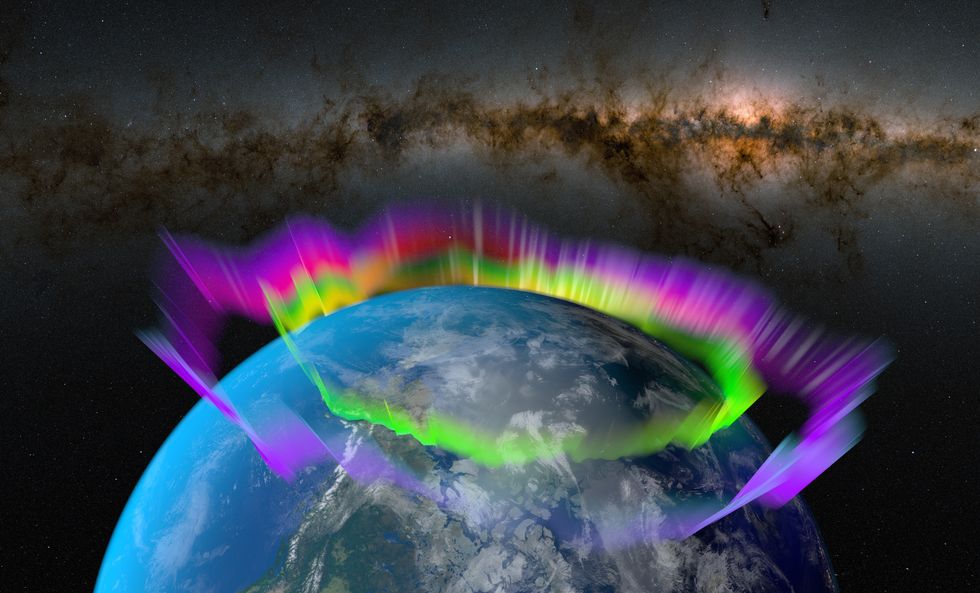 Northern Lights in orbit