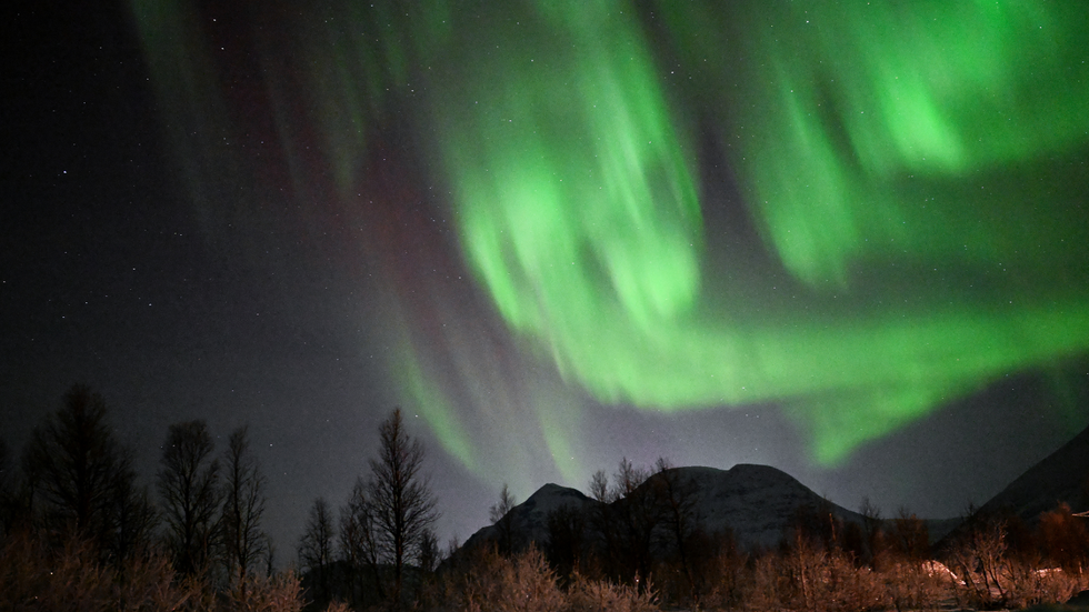 Northern lights in Sweden