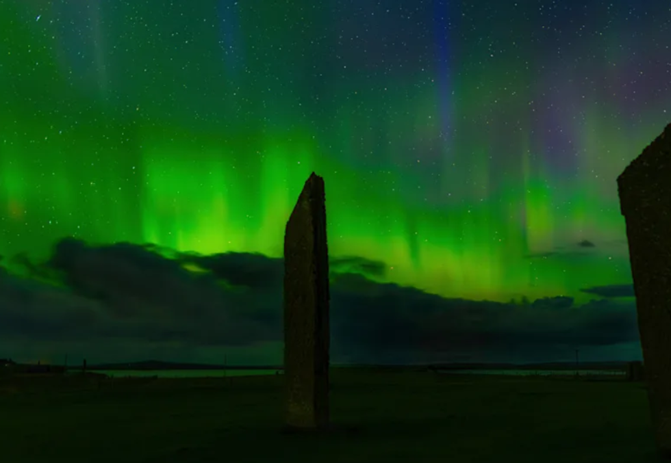 Northern Lights in the Orkney Islands