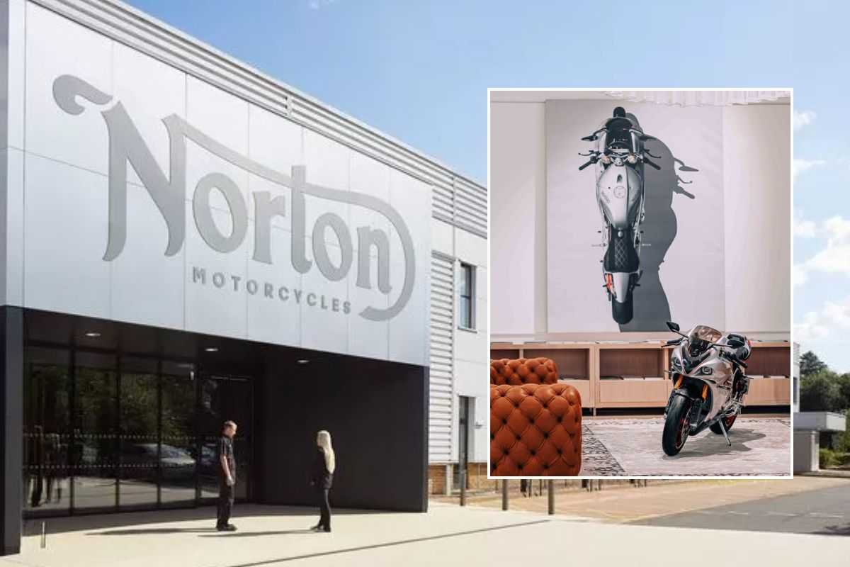 Norton HQ in Solihull and the interior of the HQ