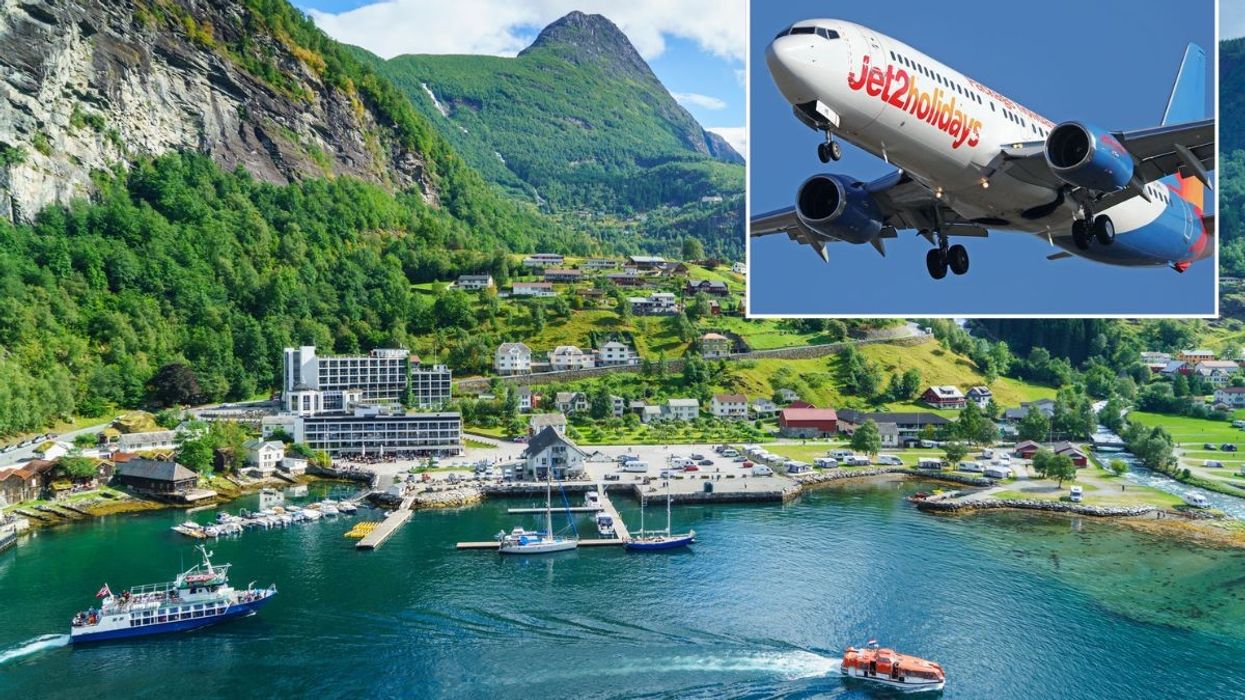Norway fjords, Jet2 plane
