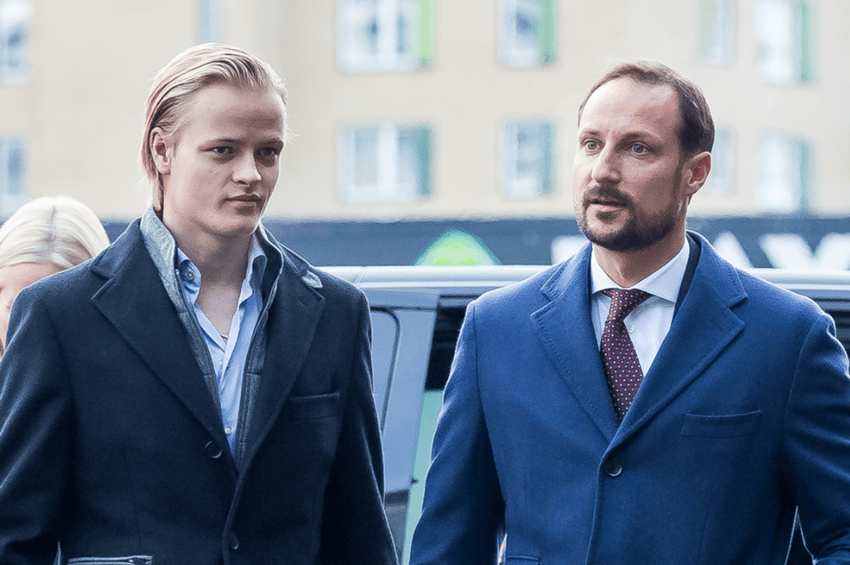 Norwegian Crown Prince Haakon and Marius Borg Høiby