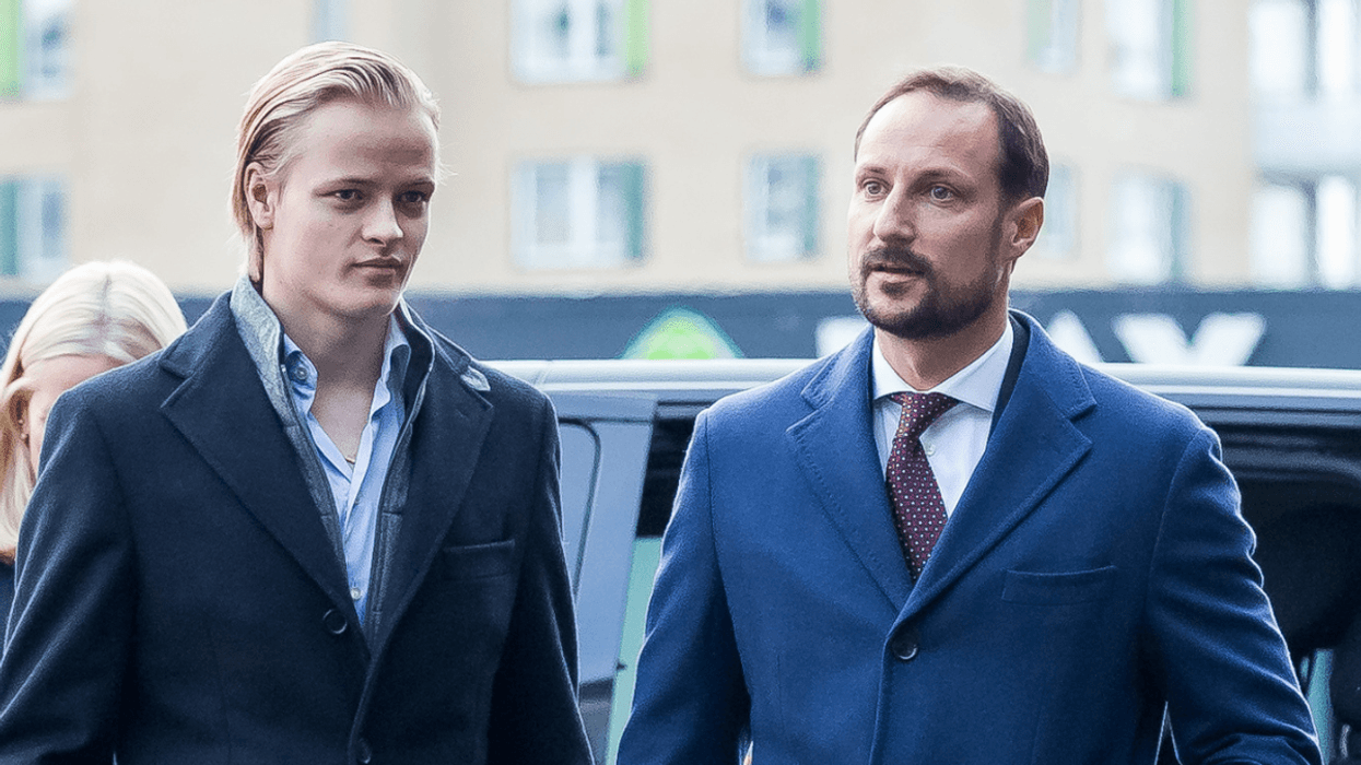 Norwegian Crown Prince Haakon and Marius Borg Høiby