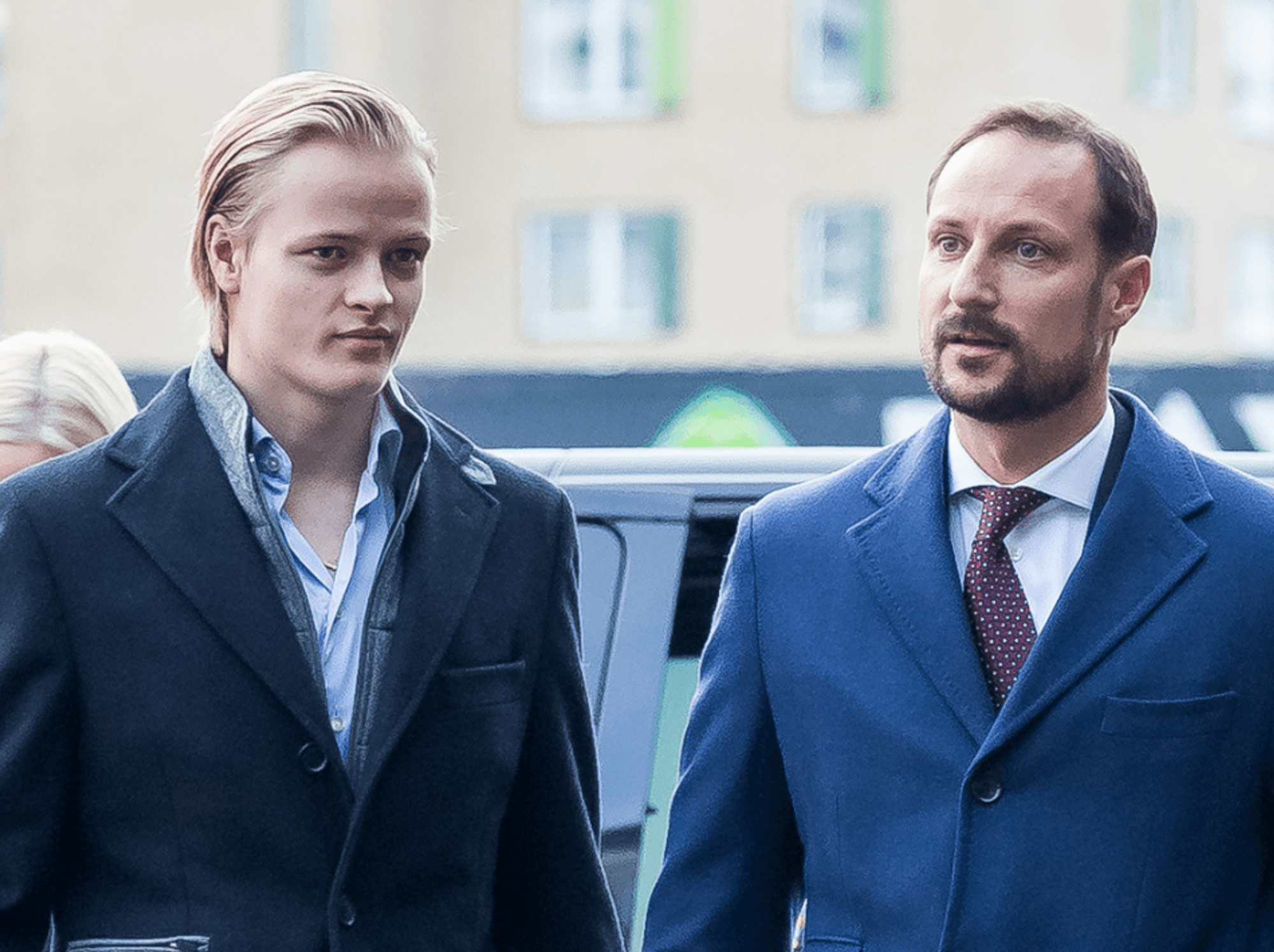 Norwegian Crown Prince Haakon and Marius Borg Høiby