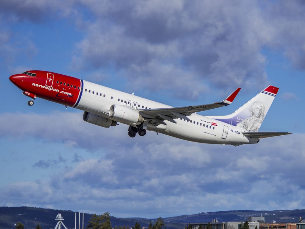 Norwegian plane
