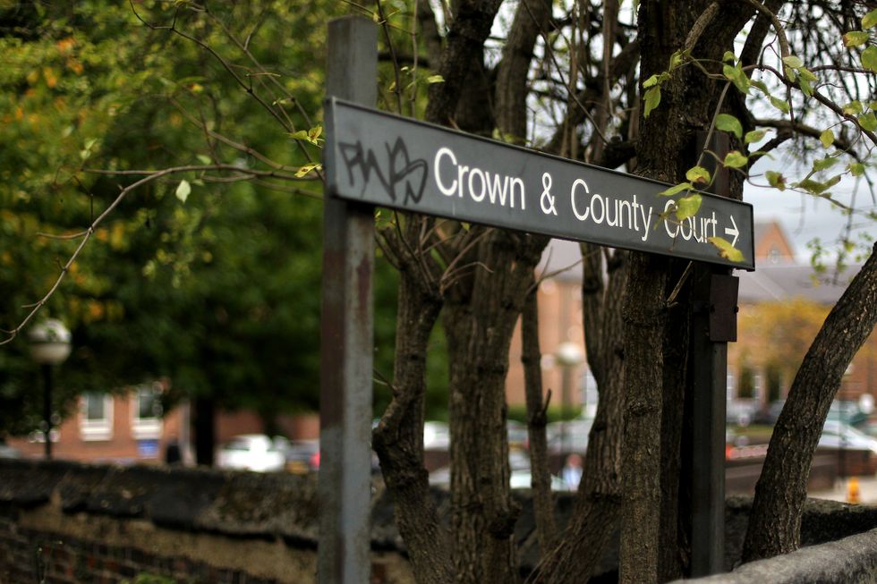 Norwich Crown Court sign