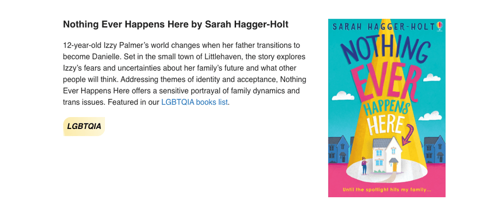 Sarah Hagger-Holt Nada acontece aqui