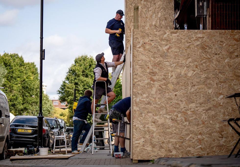 Notting Hill Carnival boarding up