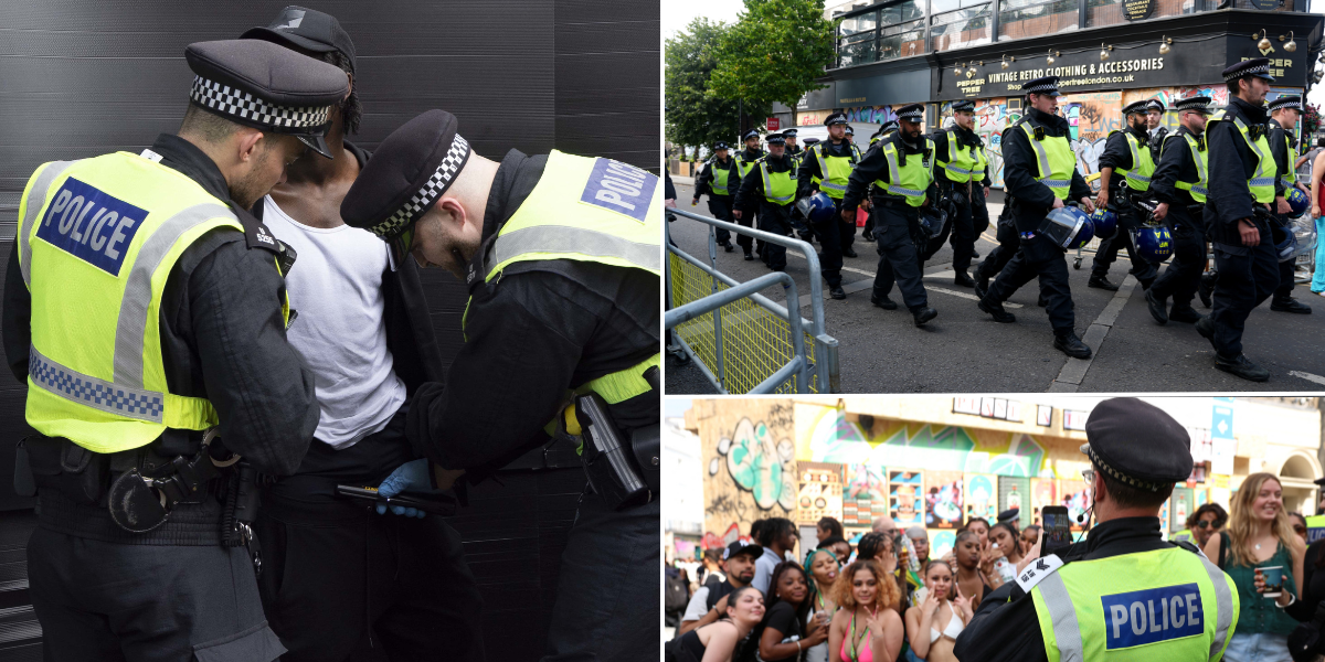 NextImg:Over 40 weapons seized at Notting Hill Carnival including two firearms as 145 people arrested today