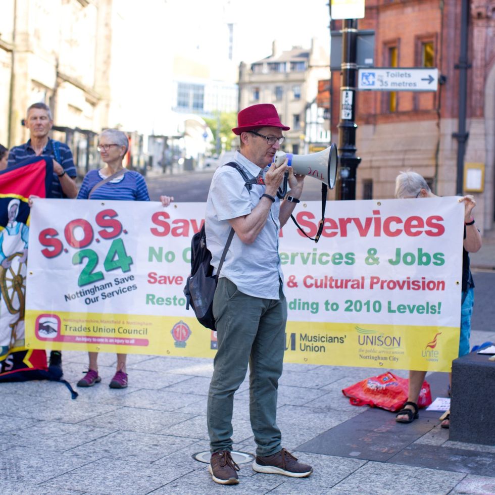 Nottingham protesters