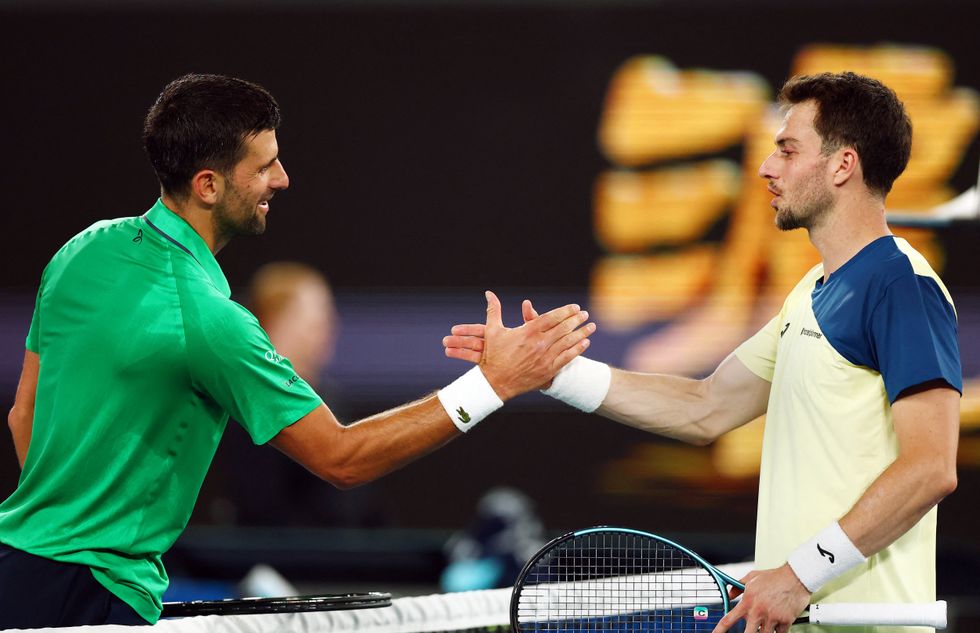 Novak Djokovic breezed into the next round of the Australian Open after beating Pedro Martinez