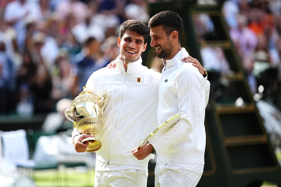 Novak Djokovic Carlos Alcaraz