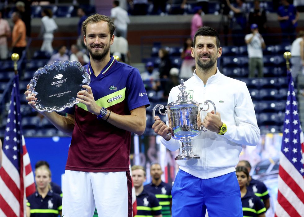 Novak Djokovic Daniil Medvedev US Open