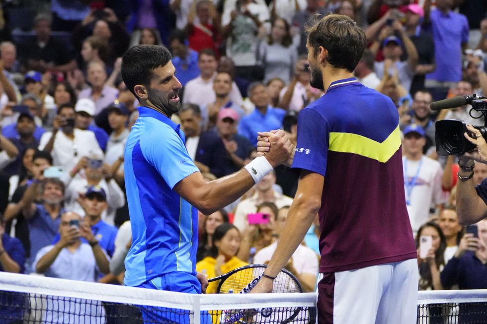 Novak Djokovic Daniil Medvedev US Open