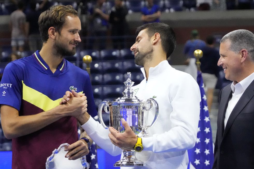 Novak Djokovic Daniil Medvedev US Open