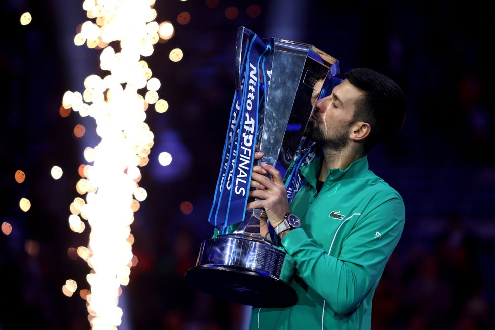 Novak Djokovic ended the year as world No 1