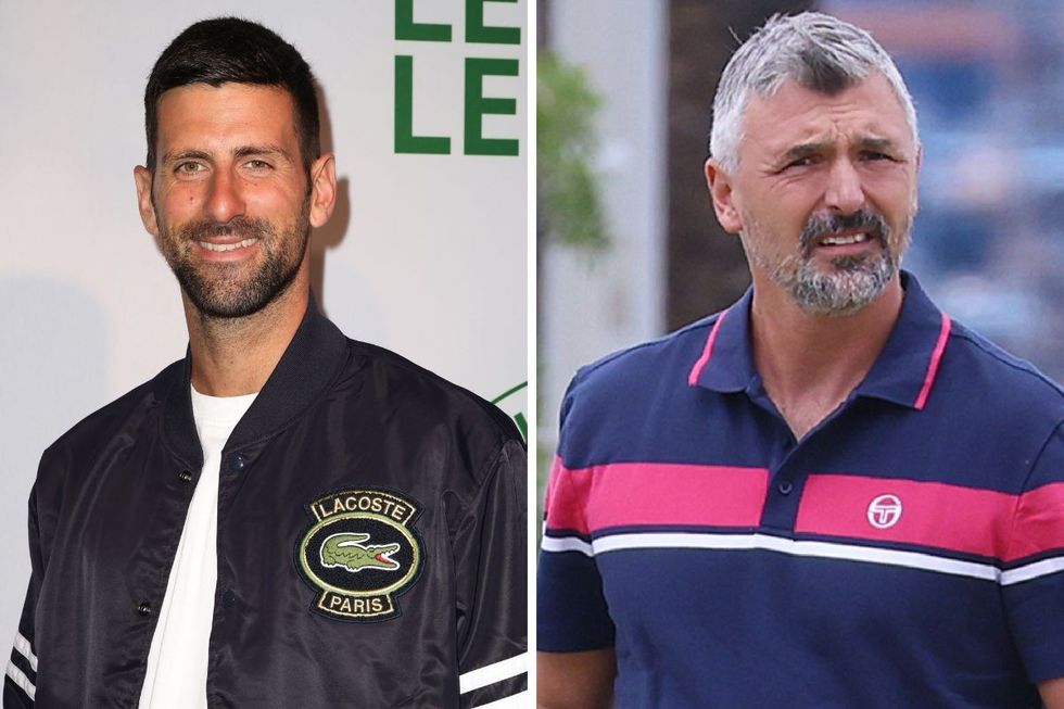 Novak Djokovic Goran Ivanisevic