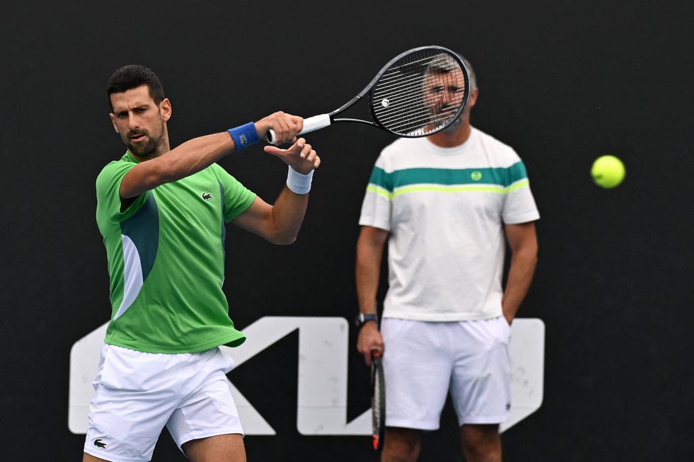 Novak Djokovic Goran Ivanisevic