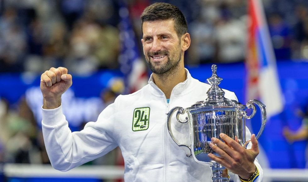 Novak Djokovic has now won 24 Grand Slams