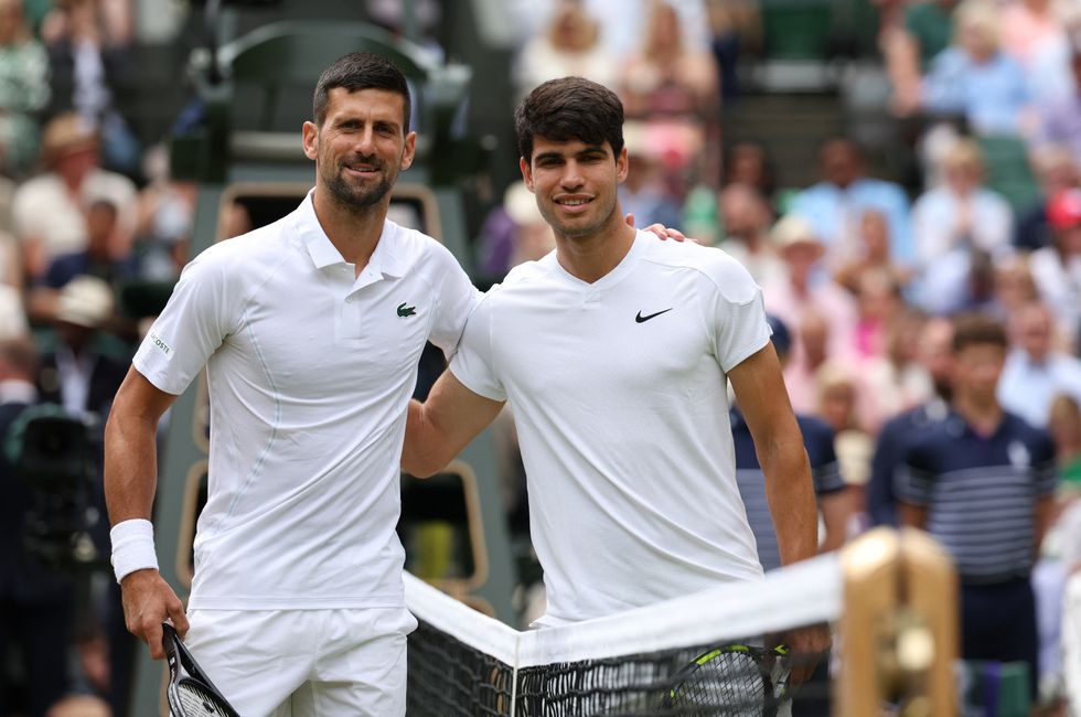 Novak Djokovic is hoping to get revenge on Carlos Alcaraz