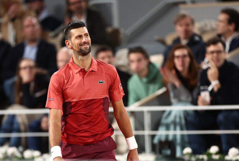 Novak Djokovic is through to the third round of the French Open