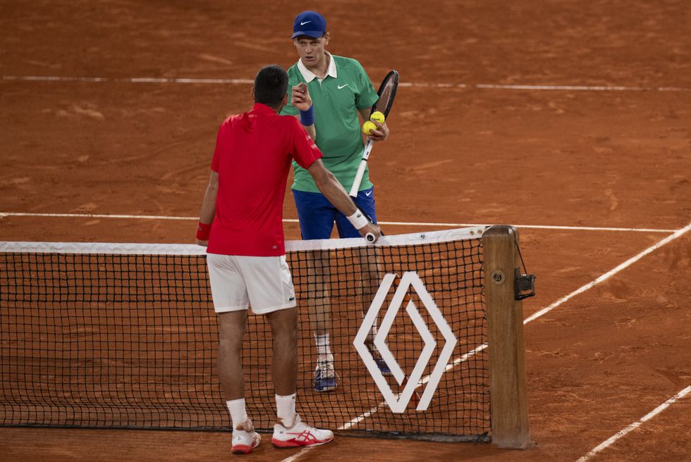 Novak Djokovic Jannik Sinner