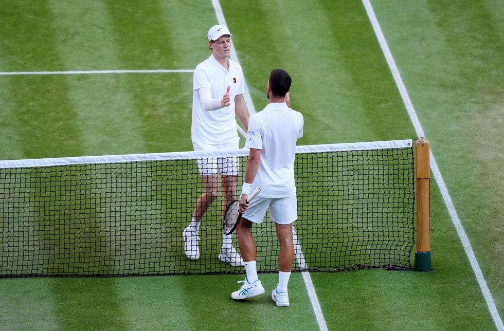 Novak Djokovic Jannik Sinner
