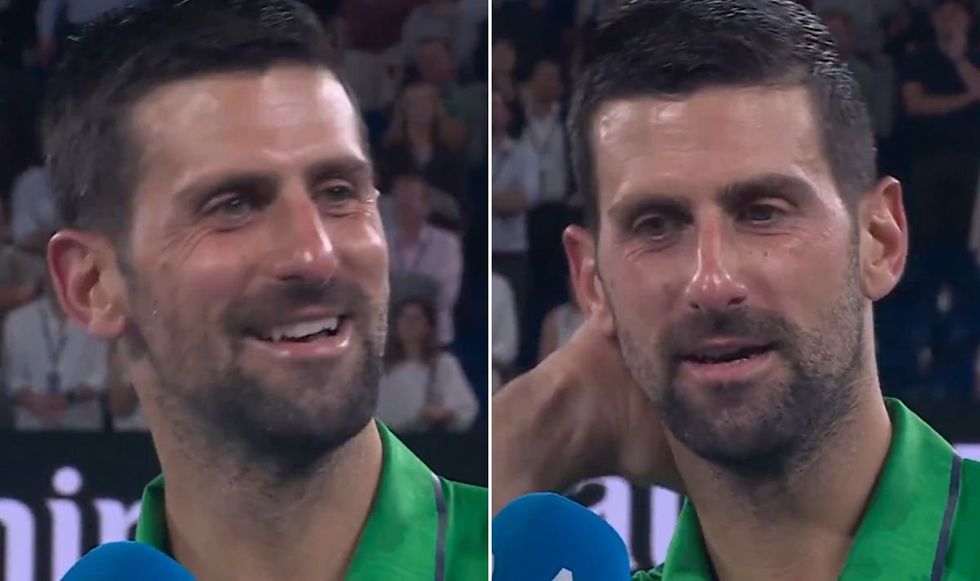Novak Djokovic jokingly revealed he deserves "10 per cent" of ticket sales after his epic win over Jannik Sinner