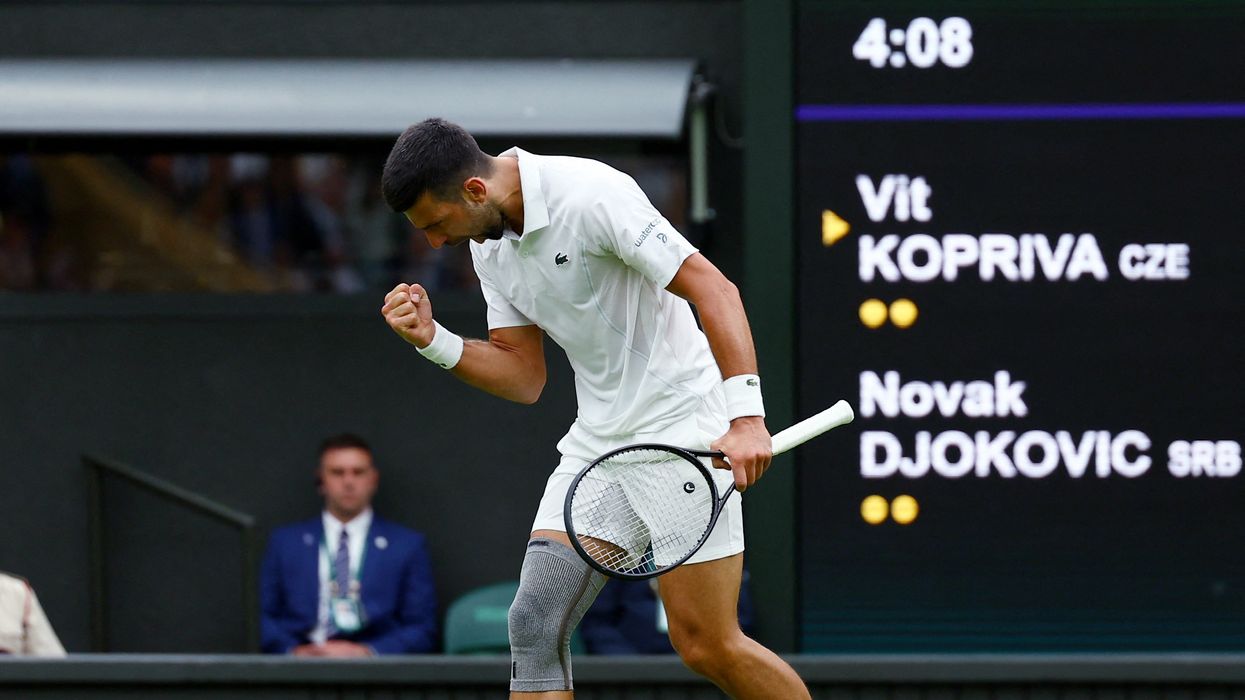 Novak Djokovic looked in cruise control against Vit Kopriva