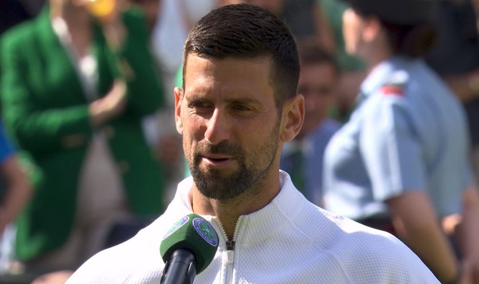 Novak Djokovic paid credit to Jacob Fearnley after the match
