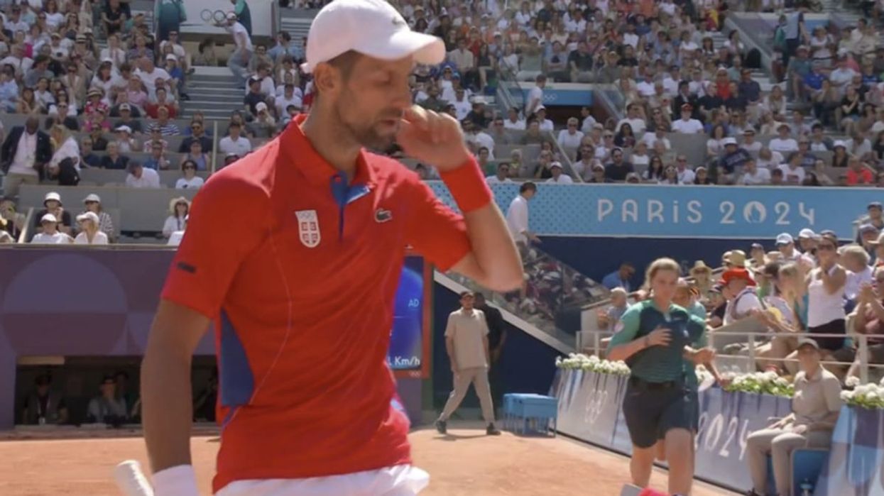 Novak Djokovic reacted to the noise inside Philippe Chatrier