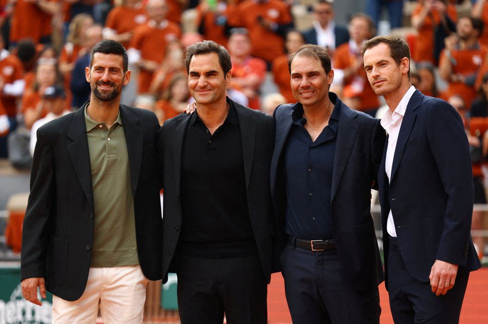 Novak Djokovic, Roger Federer, Andy Murray, Rafael Nadal