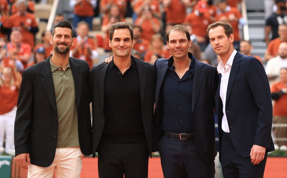 Novak Djokovic, Roger Federer, Rafael Nadal, Andy Murray