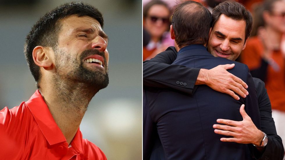 Novak Djokovic Roger Federer Rafael Nadal