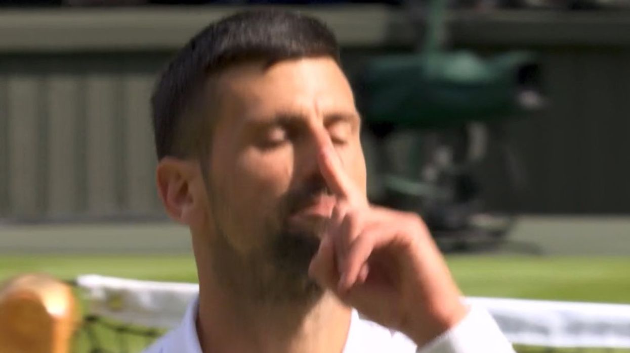 Novak Djokovic silenced the Wimbledon crowd