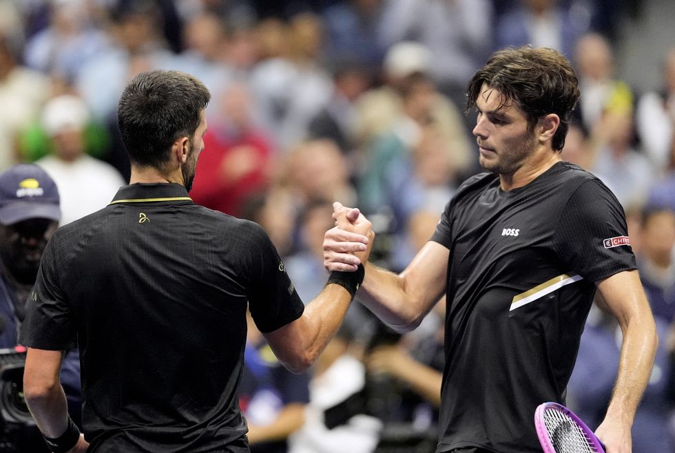 Novak Djokovic US Open Taylor Fritz