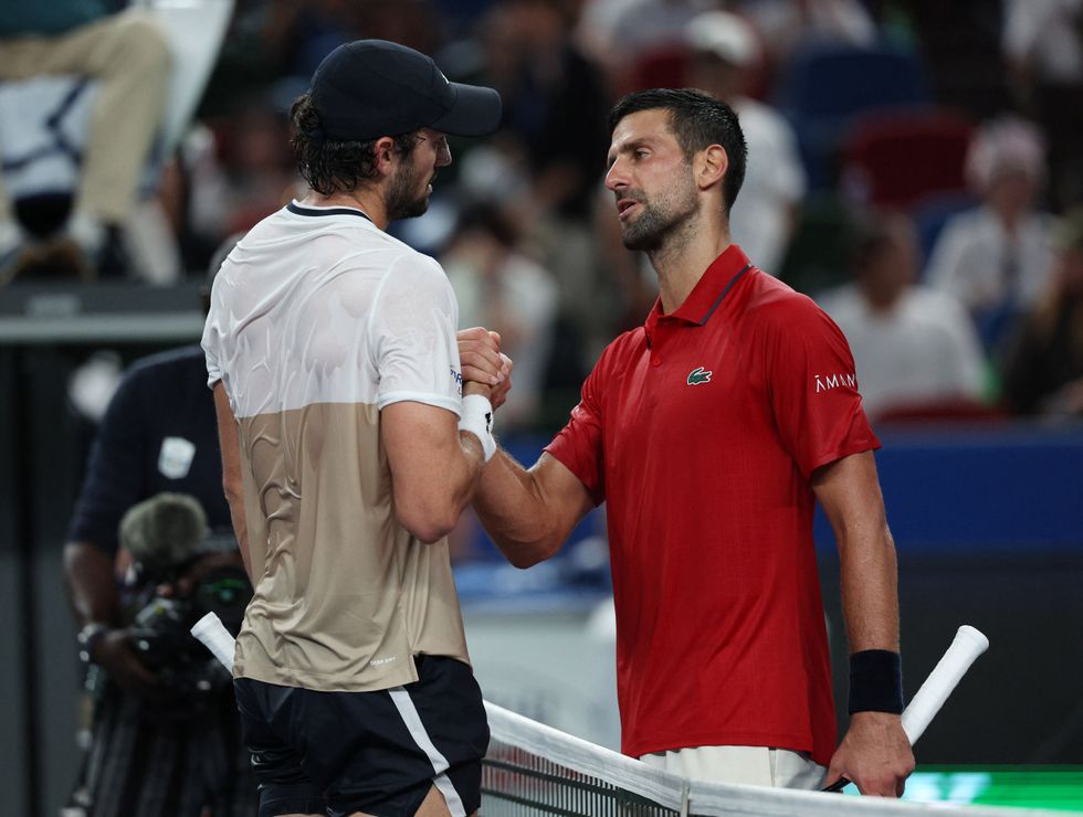 Novak Djokovic Valentin Vacherot