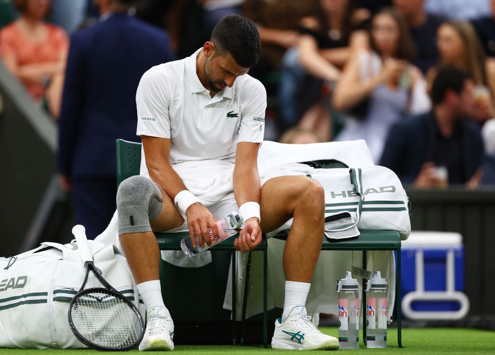 Novak Djokovic was playing his first competitive match since undergoing surgery
