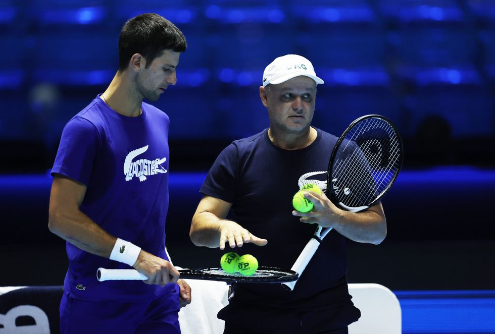 Novak Djokovic was worked with Marian Vajda on two separate occasions
