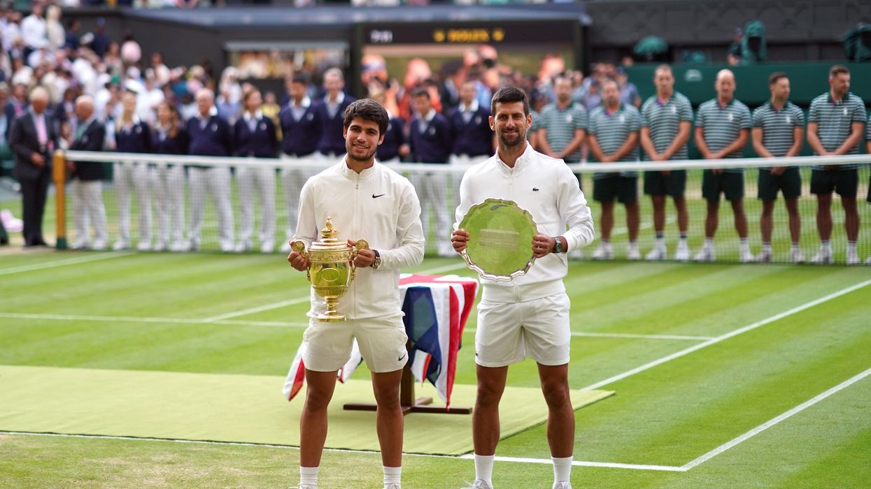 Novak Djokovic Wimbledon Carlos Alcaraz