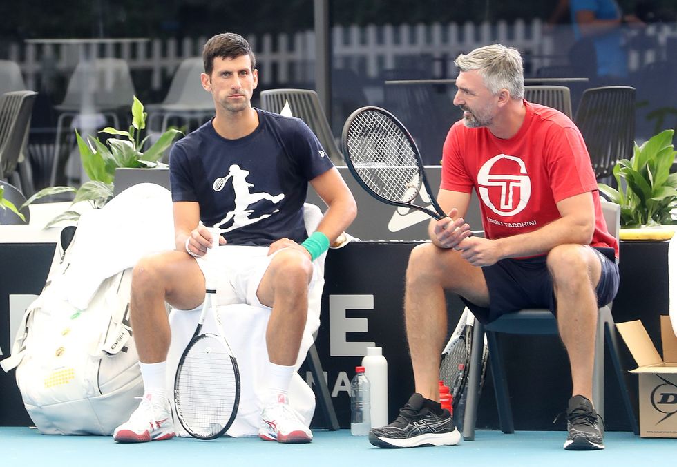 Novak Djokovic won 12 Grand Slams while working with Goran Ivanisevic