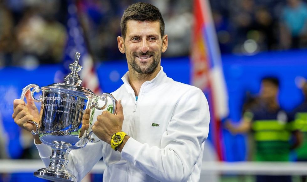 Novak Djokovic won three of the four Grand Slams in 2024