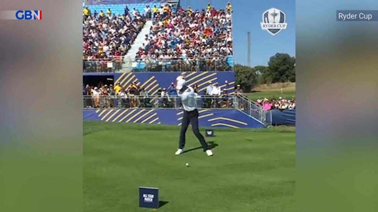Novak Djokovic sends fans crazy with his golf swing at Ryder Cup
