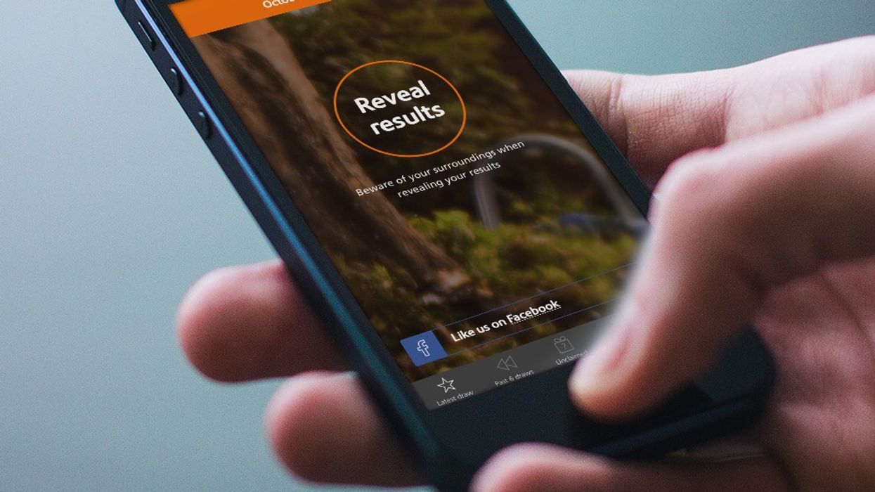 NS&I Premium Bonds prize checker app on mobile