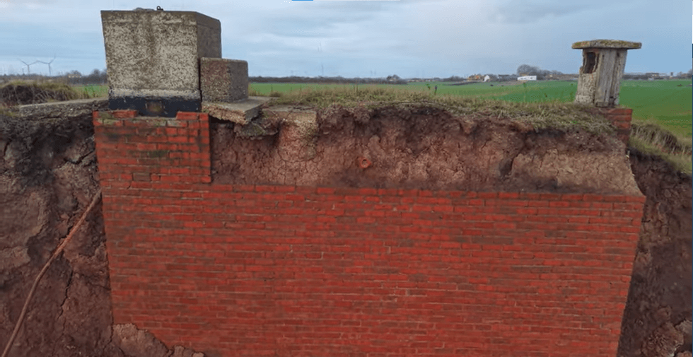 Nuclear bunker exposed
