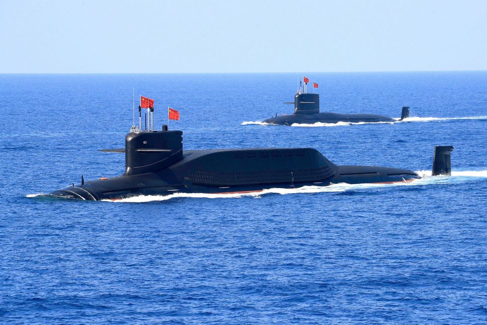 Nuclear powered submarine