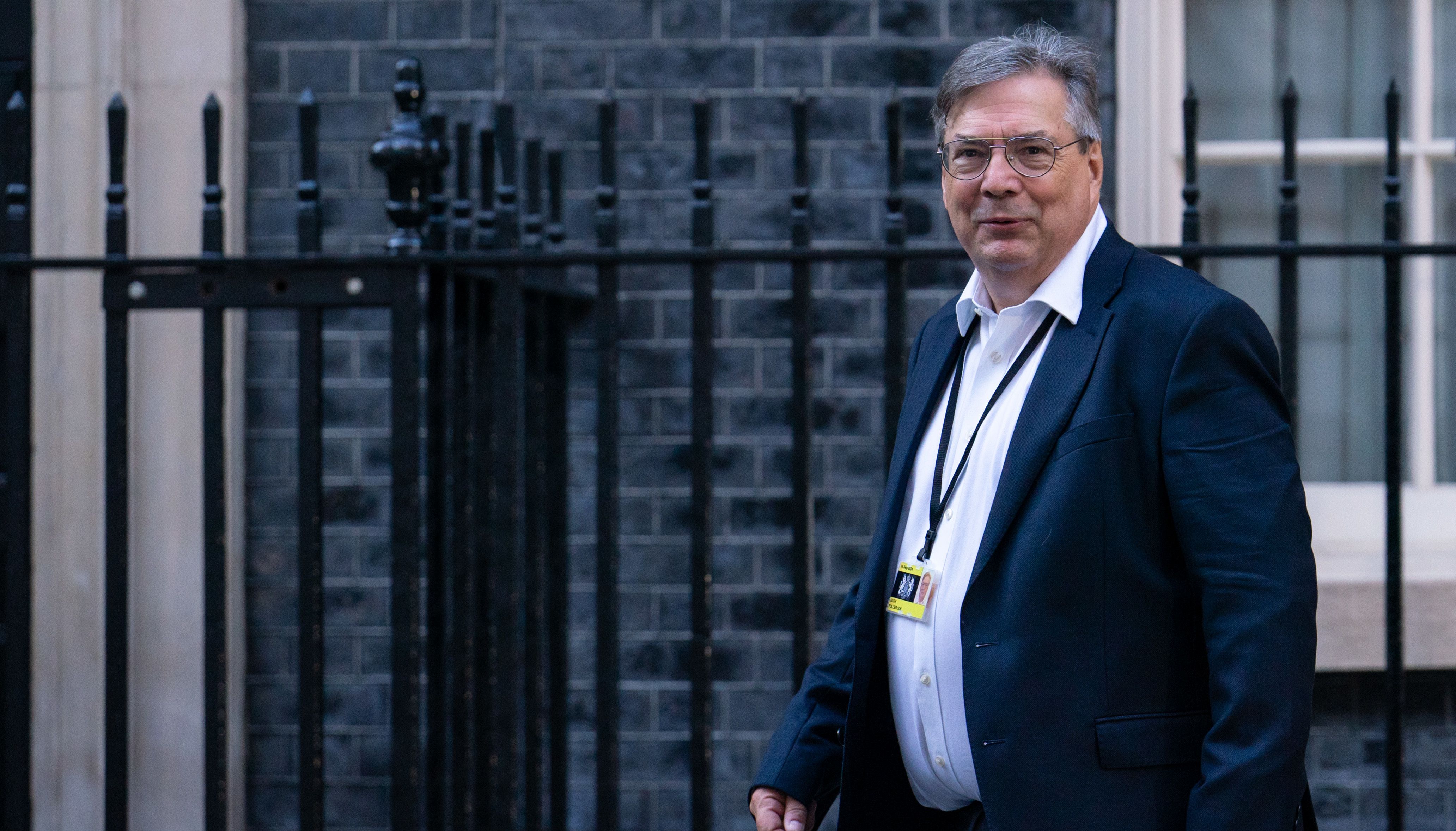 Number 10 Chief of Staff Mark Fullbrook leaving after a meeting with the new Prime Minister Liz Truss at Downing Street, London. Picture date: Wednesday September 7, 2022.
